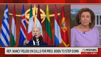 Nancy Pelosi Cries Fake News When Confronted About Her Bombshell Biden Comments