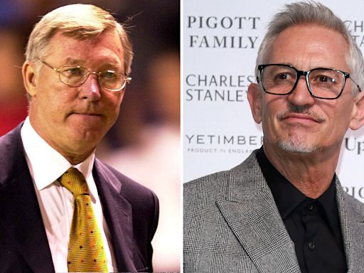 Gary Lineker as he lifts lid on frosty relationship with Sir Alex Ferguson