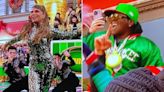 Flavor Flav has the time of his life at the Macy's Thanksgiving Day Parade