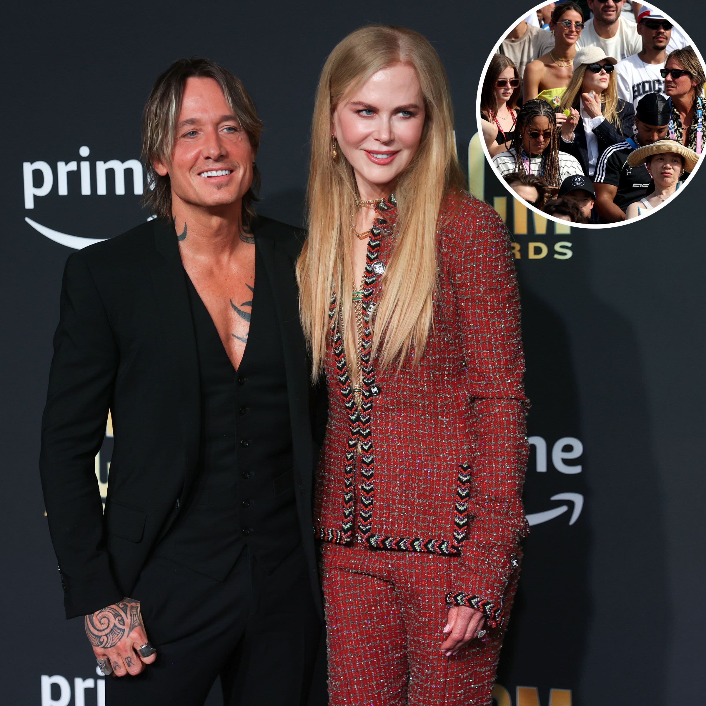 Nicole Kidman and Keith Urban Have Rare Outing With Daughters Sunday and Faith at Paris Olympics