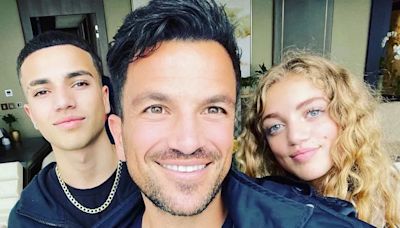 Peter Andre is spitting image of son Junior in throwback photo