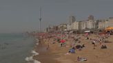 Britons flock to Brighton Beach as European heatwave hits UK