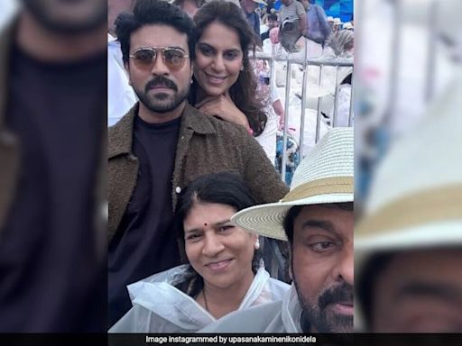 Paris Olympics 2024: Ram Charan's Fam-Jam With Wife Upasana And Parents Chiranjeevi-Surekha