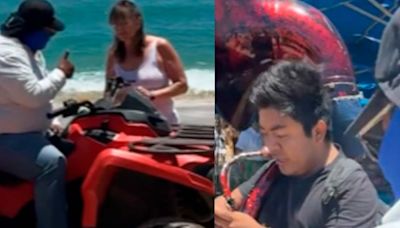 VIDEO: Extranjera ofrece soborno para retirar músicos de playa de Cabo San Lucas; mexicanos los defienden