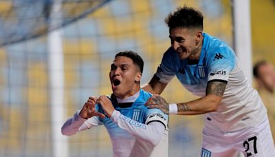 Racing venció tranquilamente 2-0 a Huachipato en la ida de octavos de la Sudamericana