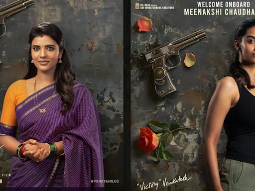 Aishwarya Rajesh and Meenakshi Chaudhary on board Venkatesh Daggubati - Anil Ravipudi’s ‘SVC 58’