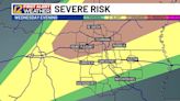 Severe weather possible tomorrow evening, Thursday evening