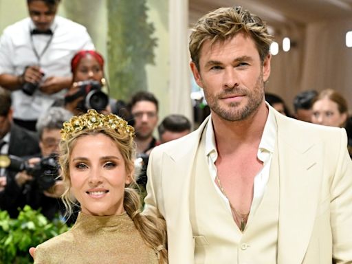 Chris Hemsworth and Wife Elsa Pataky Coordinate in Tom Ford Looks for Met Gala 2024 Red Carpet