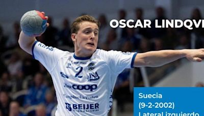 El lateral internacional sueco Oscar Lindqvist, primer fichaje de Ademar