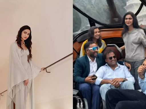 Allu Sneha Reddy explores 'Bujji', the AI-powered car from 'Kalki 2898 AD' with Director Nag Ashwin - See photos | Telugu Movie News - Times of India