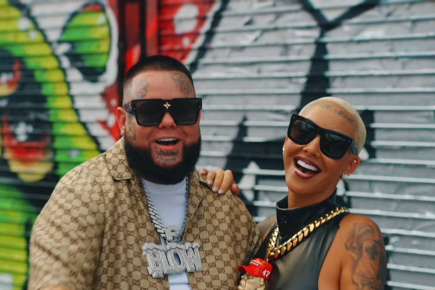 Amber Rose Stars In "Trump Trump Baby" Video With MAGA Rapper