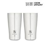 【CookPower鍋寶】316不鏽鋼內陶瓷杯490ml-2入組 EO-SVCT3649Z2