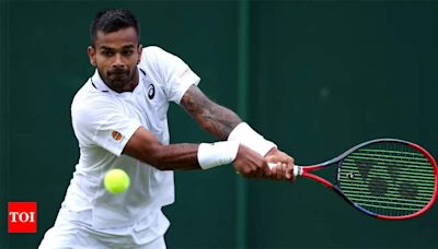 Wimbledon: Sumit Nagal crashes out after tough first-round defeat to Miomir Kecmanovic | Tennis News - Times of India