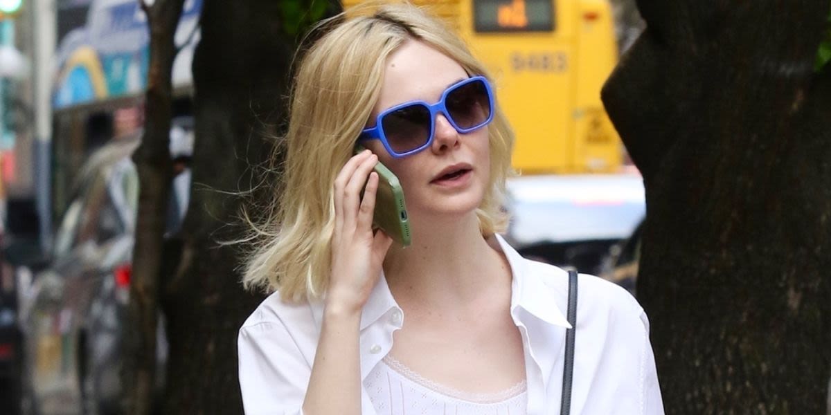 Elle Fanning Declares It’s Thong Sandal Season With This Controversial Shoe