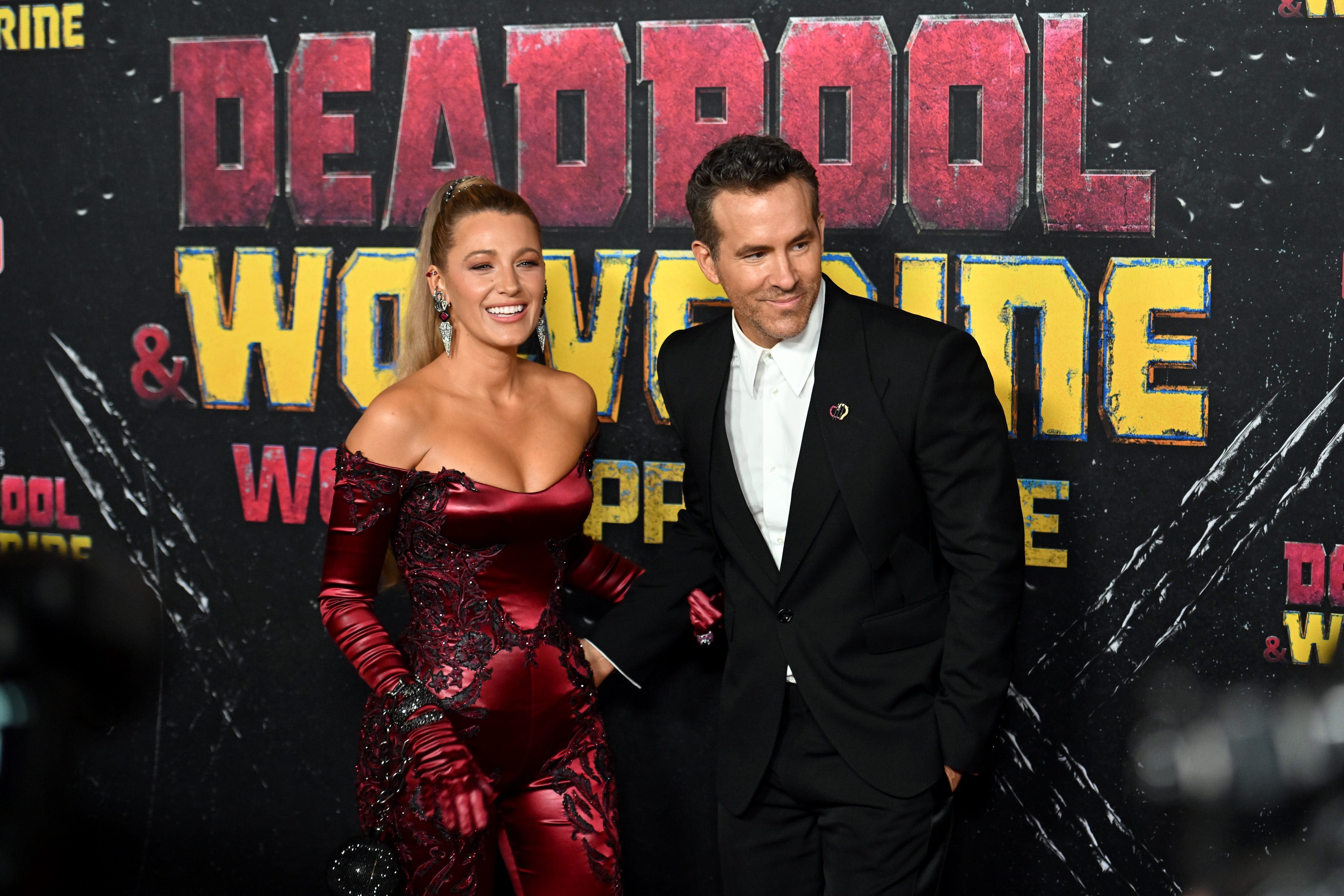 Ryan Reynolds, Blake Lively reveal fourth child's name at 'Deadpool & Wolverine' premiere