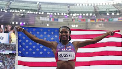 Angel Reese's Reaction to Masai Russell's Gold Medal Victory in 100m Hurdles Says It All