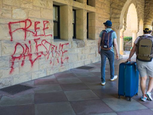 Pro-Palestinian demonstrators arrested at Stanford University after occupying president's office