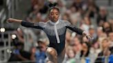 Simone Biles builds an impressive lead toward a ninth US gymnastics title and third Olympic berth - The Boston Globe