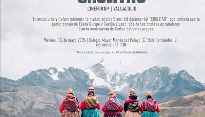 Las 'Cholitas' escaladoras de Bolivia llegan a Valladolid para hablar de medioambiente, interculturalidad e igualdad