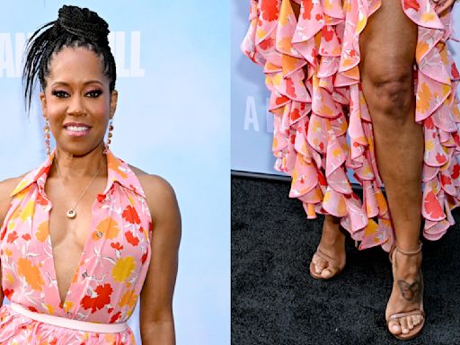 Regina King Goes Breezy in Barely-There Louis Vuitton Sandals for ‘A Man in Full’ Premiere