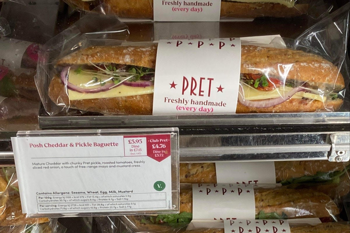 Pret A Manger in board shake-up amid battle to cut debts