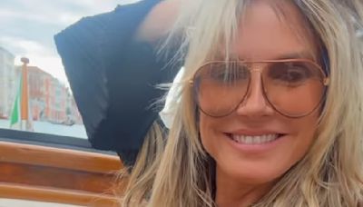 Heidi Klum, 51, set pulses racing as she flashed underboob in Venice