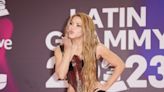 Shakira Sizzles in Black and Gold on 2023 Latin Grammy Awards Red Carpet