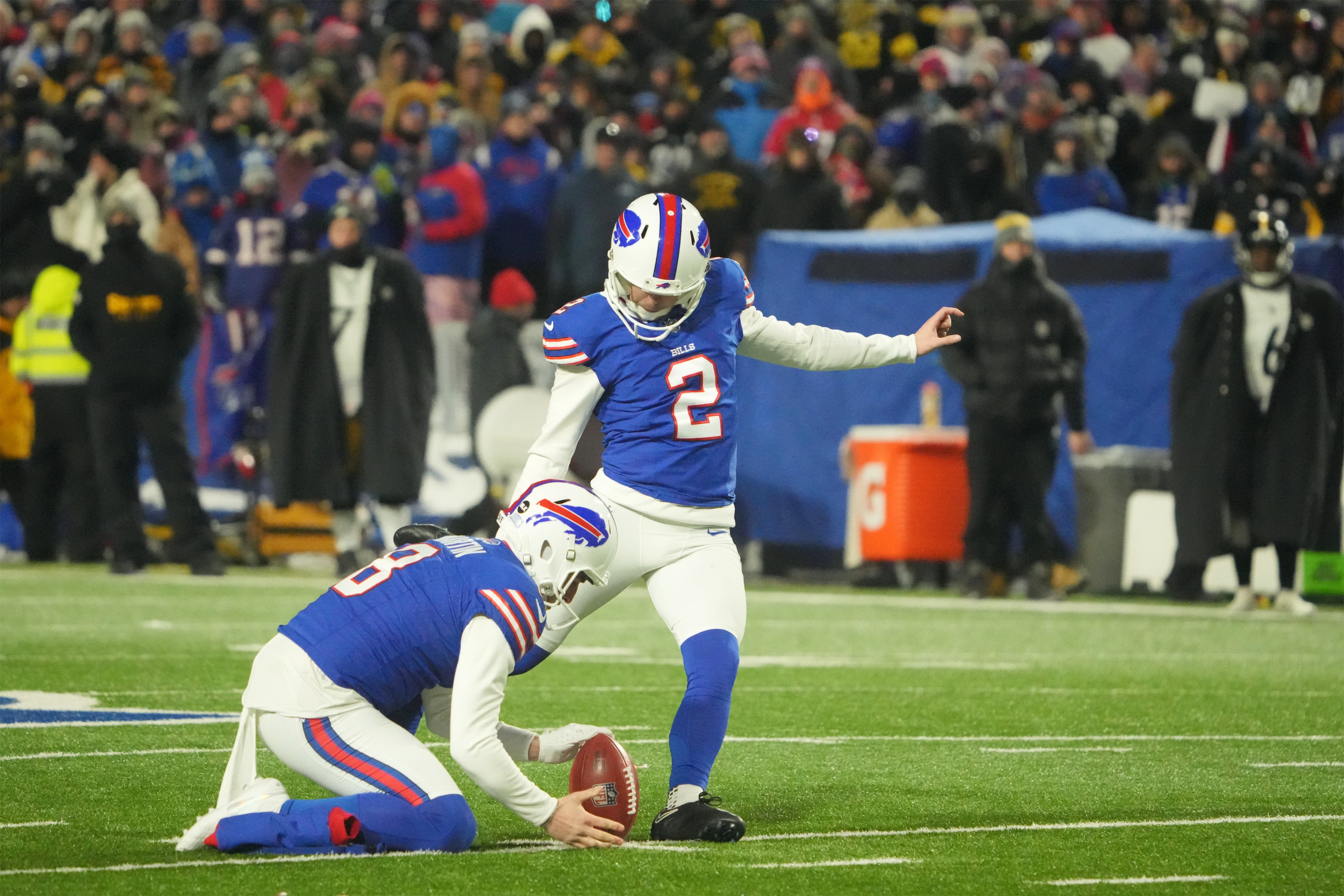 Bills host two kickers for workouts amidst Tyler Bass' struggles