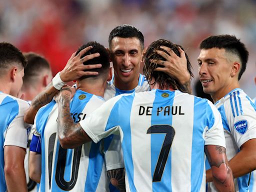 Lionel Messi and Argentina rejoice in their greatest national team of all time