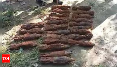 27 mortar shells from 1971 Bangladesh war unearthed during excavation in West Tripura | India News - Times of India