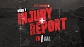 Bucs vs. Cowboys injury report: Good news, bad news for Tampa Bay