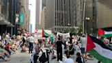 11 pro-Palestinian protesters arrested for blocking downtown street: police