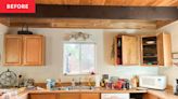 A "Drab" '70s Kitchen Gets the Cutest Makeover (The Cabinets Look New!)