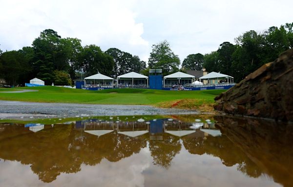 Wyndham Championship first round delayed by tropical storm. Here's the new plan