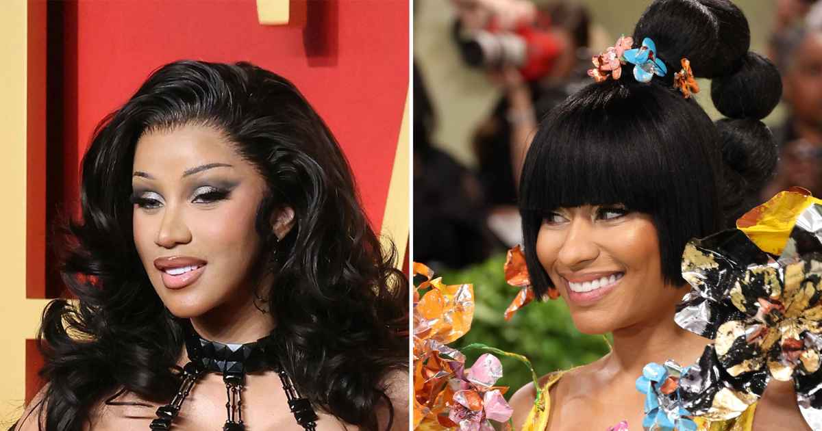 Cardi B Denies Throwing Shade at Nicki Minaj With Maternity Shoot