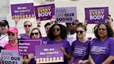 Abortion rights advocates rally for reproductive rights ahead of Roe v. Wade anniversary