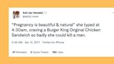 Funny And Relatable Tweets About Pregnancy Cravings