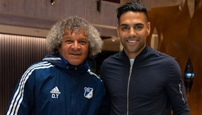 Radamel Falcao llega a Bogotá para unirse a Millonarios, su nuevo equipo