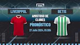 Liverpool vs Betis Apuestas y Pronóstico Amistoso de Clubes 2024| 27/07/24 | Goal.com Espana