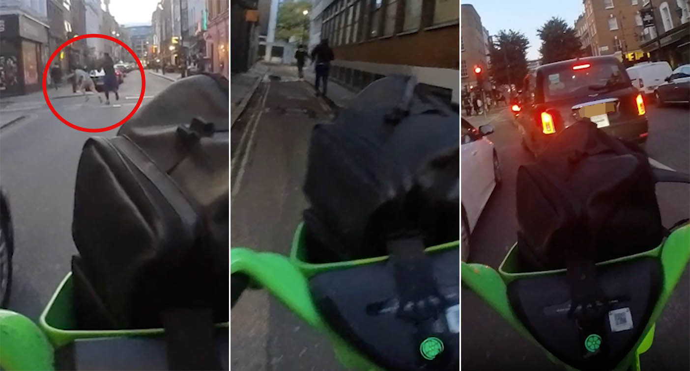 Londoner on Lime bike chases 'muggers' in taxi for 2.5 miles while on phone to police