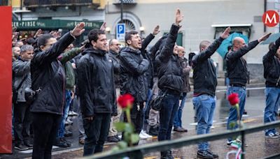 Fascistas conmemoran muerte de Benito Mussolini en Italia