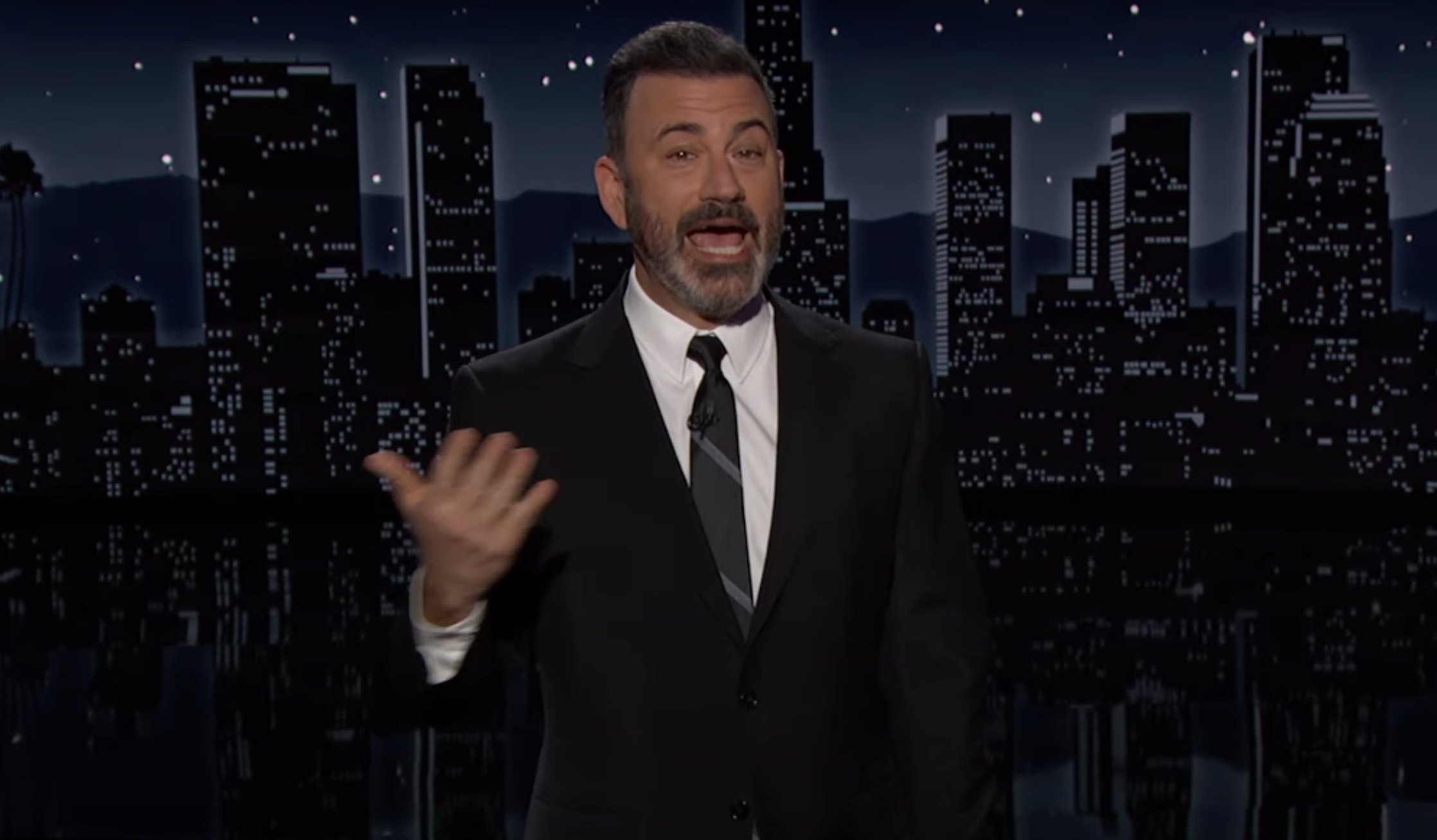 Jimmy Kimmel Targets Bob Iger, ‘Blue Bloods,’ P Diddy & Golden Bachelorette At Disney Upfront: “A Game Show Where You...
