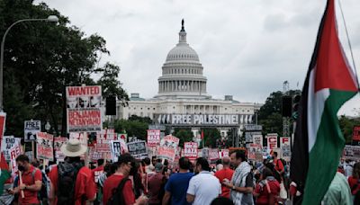 Benjamin Netanyahu habla ante el Congreso de EEUU en medio de protestas masivas en Washington DC