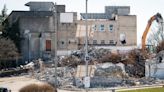 Coming down: Rubble, Kohr, parking garage all that remains of former Bloomington Hospital