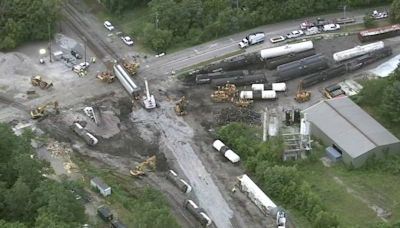 Residual gases to be burned off after Matteson train derailment; trains expected to move soon: CN