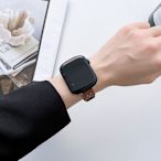 森尼3C-時尚釘字 皮革錶帶 Apple Watch 8 7 6 5 4 SE 8代 41mm 45mm 真皮錶帶 蘋果手錶帶-品質保證