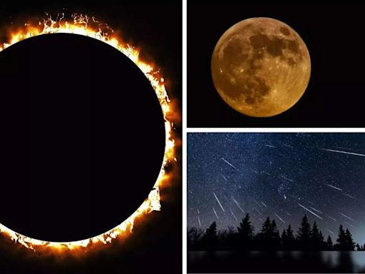 Celestial events in October 2024: Ring of Fire eclipse, Full Hunter’s moon, and more | - Times of India