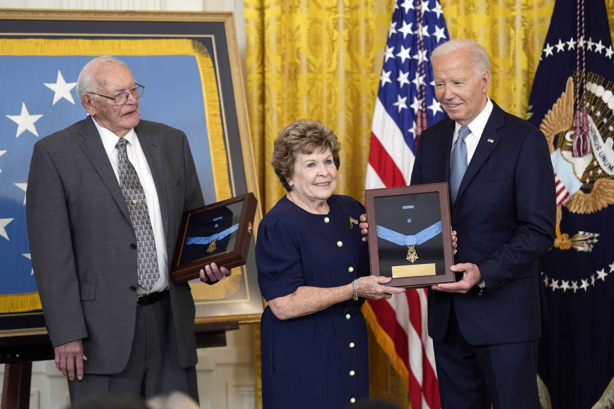 Biden bestows Medal of Honor on Union soldiers who helped hijack train in Confederate territory