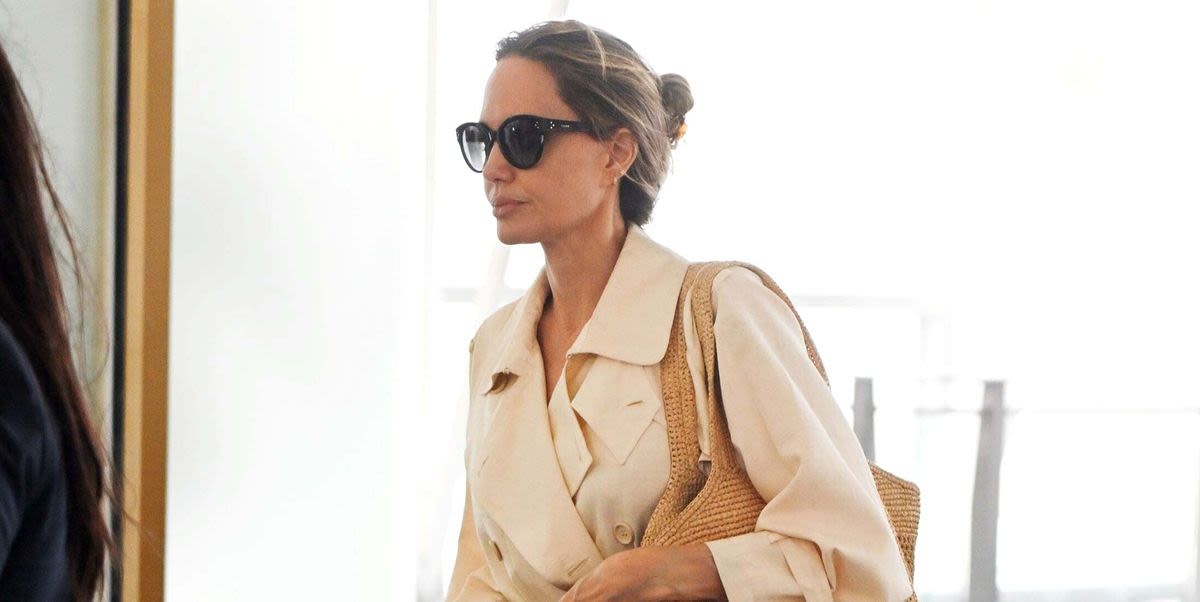 Angelina Jolie Brings Airport Style to a Fashionable Fever Pitch