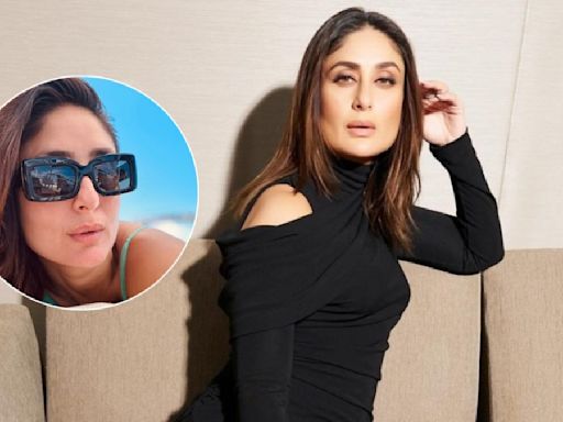 Kareena Kapoor Vacay Pics: 43-Yr-Old Shares Sunkissed Selfies In Green Swimsuit; Don't Miss Her 'Photobomber'